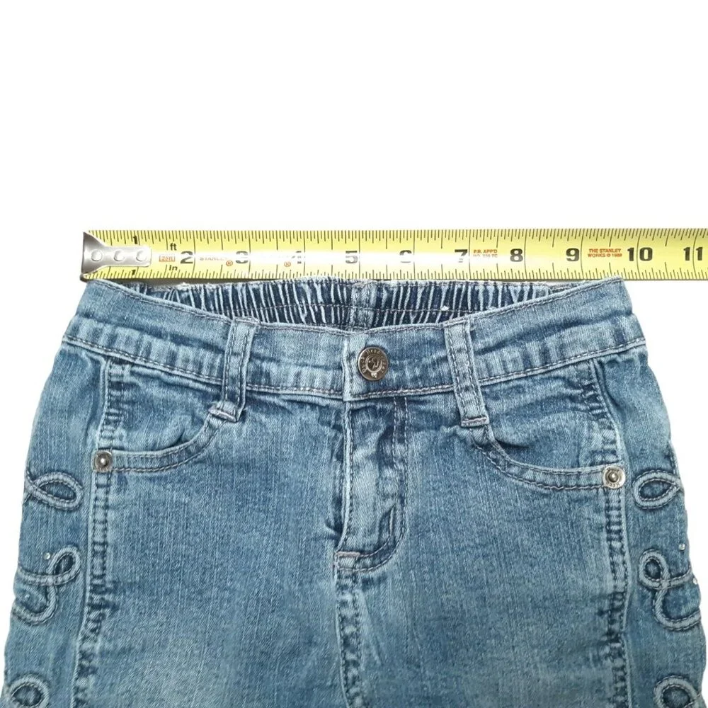 Old Navy Shorts Girls 5 Blue Purple Skort Duck Head Jeans Stretch Lot of 4‎